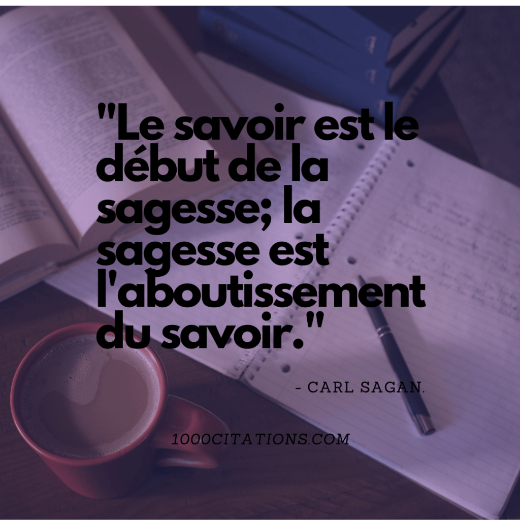 Citation Citations Connaissance