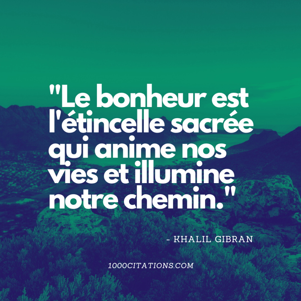 Citation Citations Bonheur