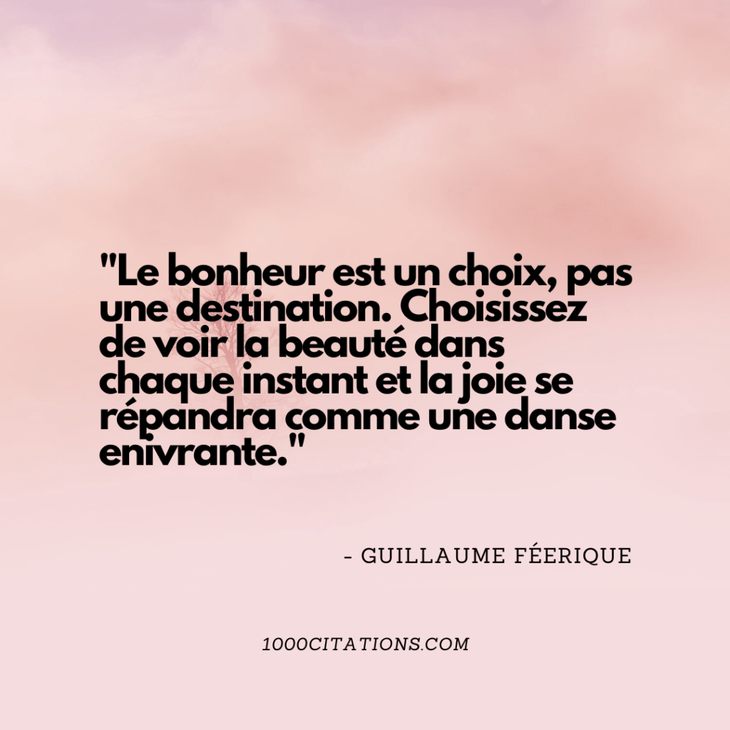 Citation Citations Bonheur