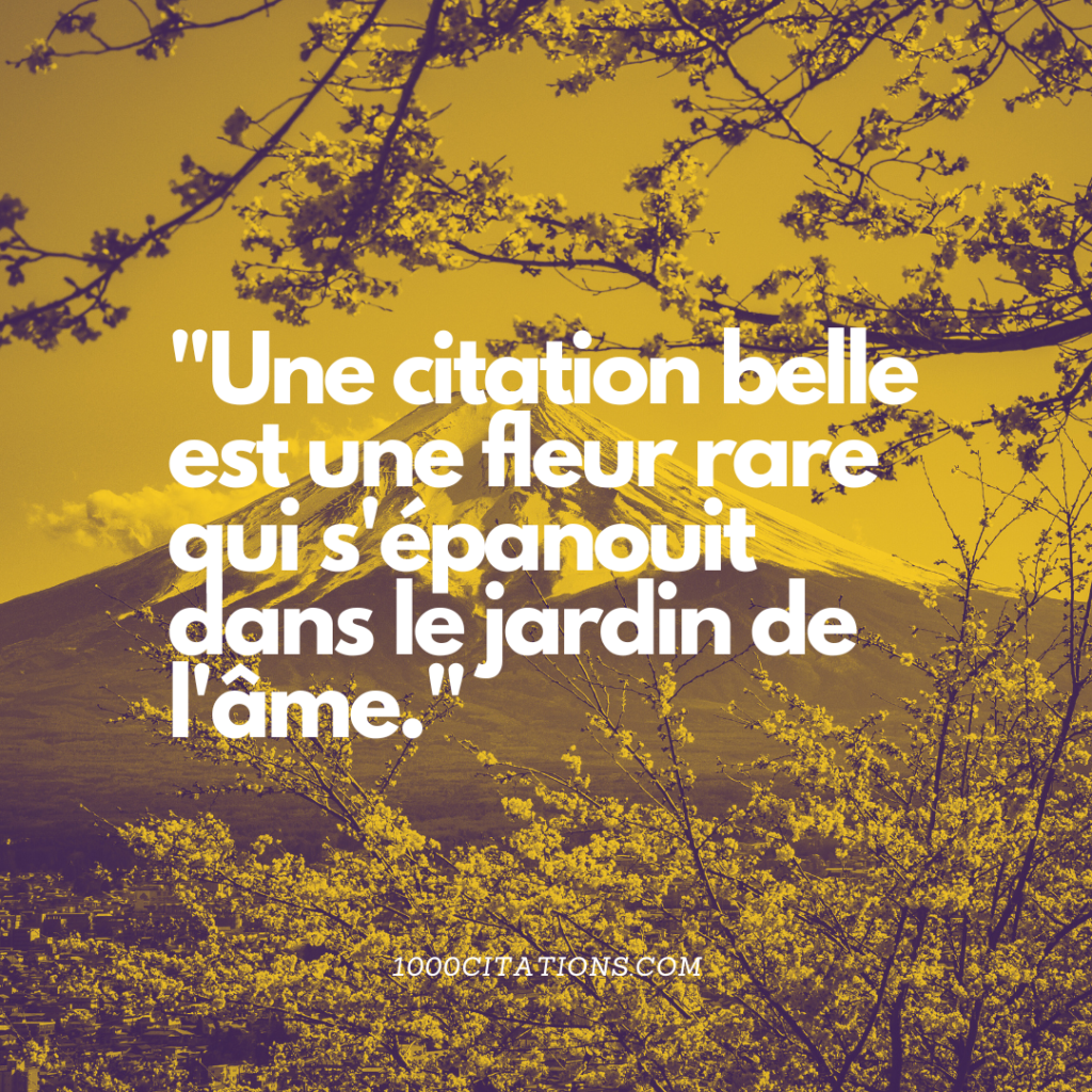 Citation Citations Inspirantes