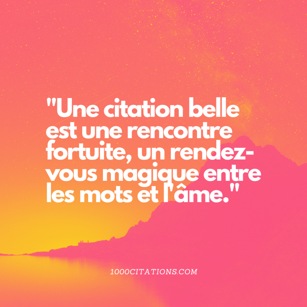 Citation Citations Inspirantes